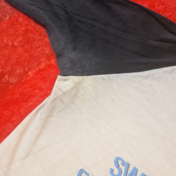 Vintage 1982 Rick Springfield Concert T-shirt Sweat For Success Tour Raglan Med - Picture 4 of 9